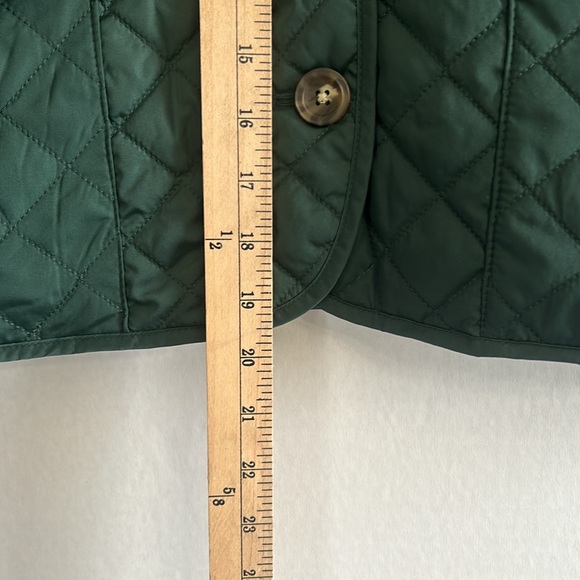 Croft & Barrow quilted womens jacket petite size PL green - Picture 7 of 7